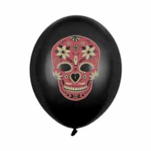 Ballons noirs Mexican Floral