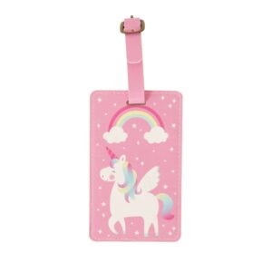 Etiquette bagages licorne