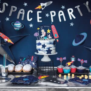 anniversaire avec thème space