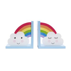 Serre-livres rainbow nuages