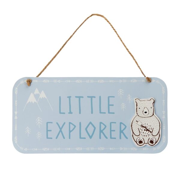 Plaque Bear Little Explorer