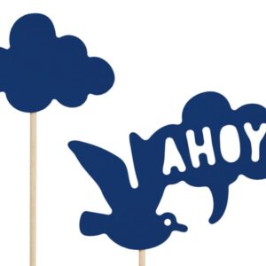 Cake toppers Ahoy marin pour anniversaire