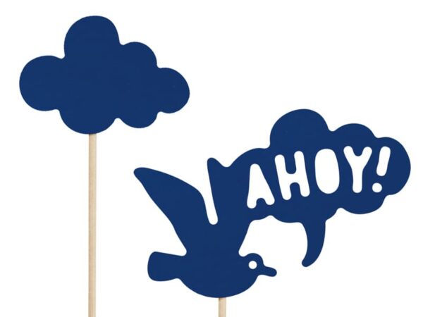 Cake toppers Ahoy marin pour anniversaire