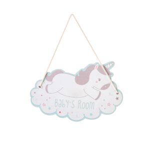 Plaque murale licorne baby