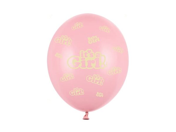 Ballons It's girl rose