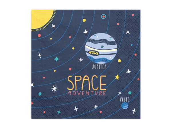 Serviettes Space Party pour anniversaire