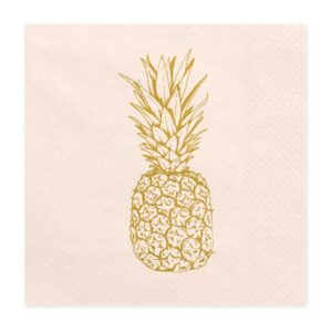 Serviettes Ananas pour anniversaire