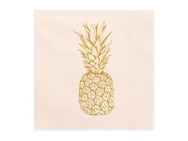 Serviettes Ananas pour anniversaire