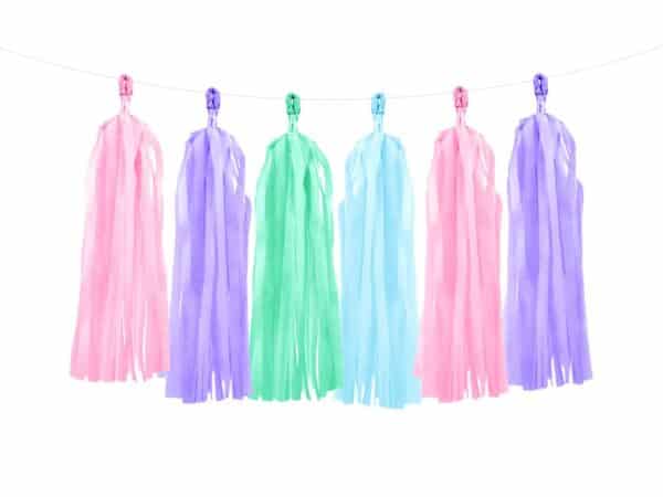 Guirlande colorée tassel