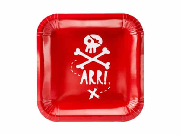 Assiettes Pirates pour anniversaire