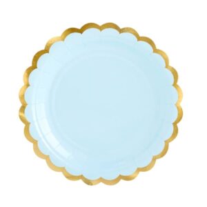 Assiettes Light Blue pour fêtes