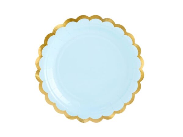 Assiettes Light Blue pour fêtes