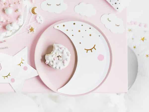 Assiettes Little Star forme Lune