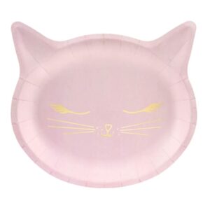 Assiettes CHAT pour anniversaire