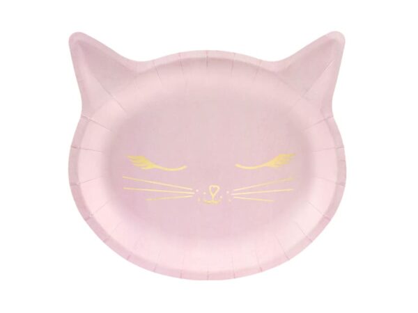 Assiettes CHAT pour anniversaire