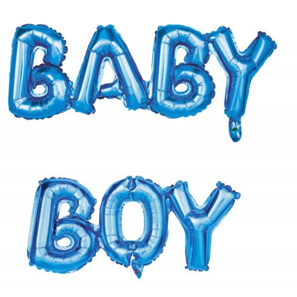 Ballons mylar lettres baby boy