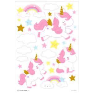 sticker licorne little lovely company