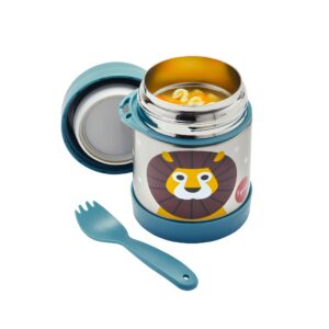 Boite alimentaire isotherme + fourchette lion