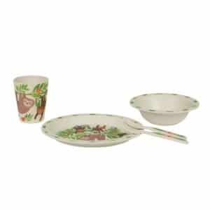 Set vaisselle bambou jungle