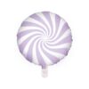 Ballon rond violet pastel