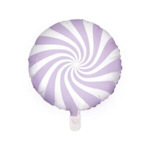 Ballon rond violet pastel