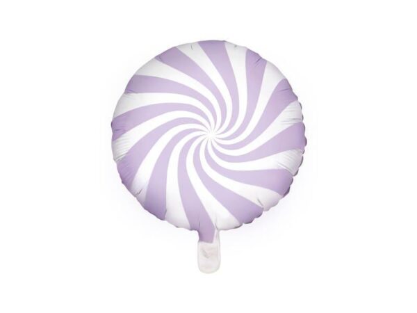 Ballon rond violet pastel