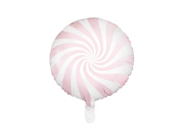 Ballon rond rose pastel