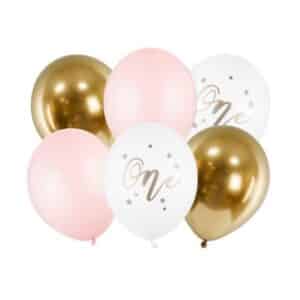 Ballons ONE Pastel baby pink