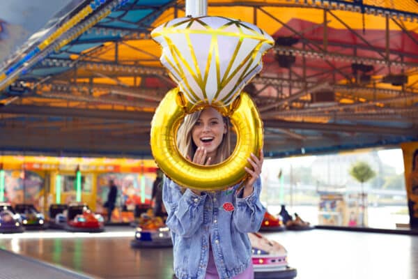 Ballon géant bague