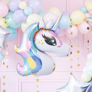 Ballon géant licorne mix