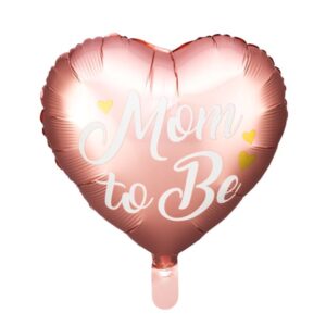 Ballon géant MOM TO BE rose