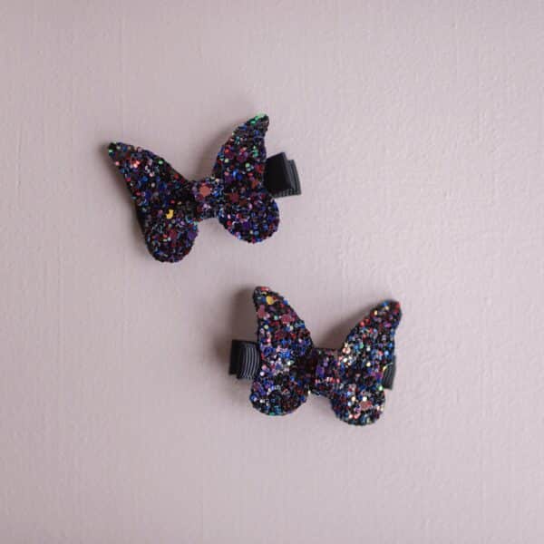 barrettes papillon Rockstar