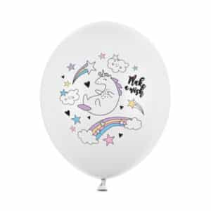 Ballon Pure white Unicorn