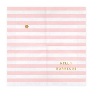 Serviettes hello gorgeous rose