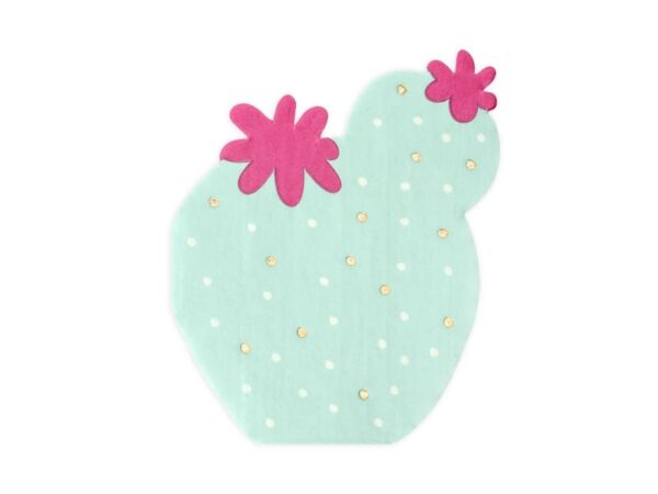 Serviettes forme Cactus