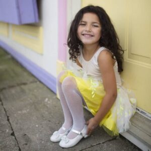 collant blanc strass