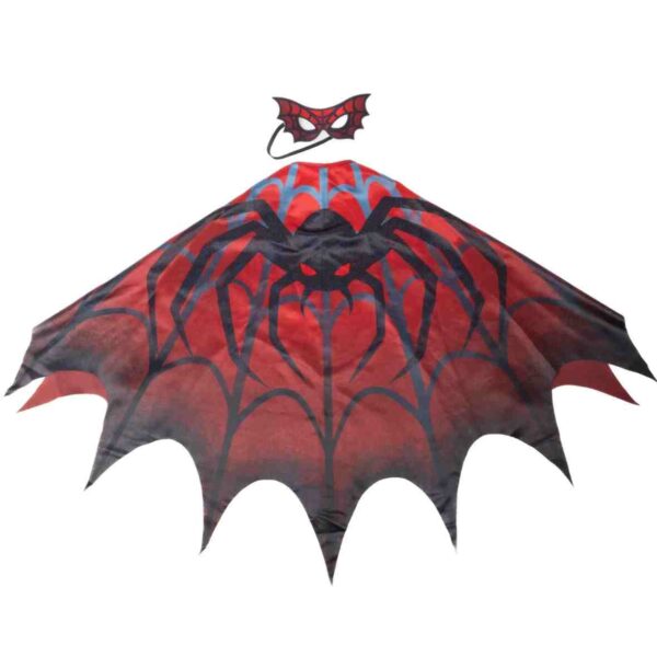 Cape avec masque spiderman 4-6 ans – Image 2