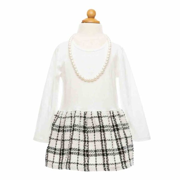 Ensemble jupe veste et collier Coco Chanel 5-6 ans – Image 3