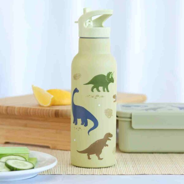 Gourde isotherme dinosaures 500 ml – Image 2