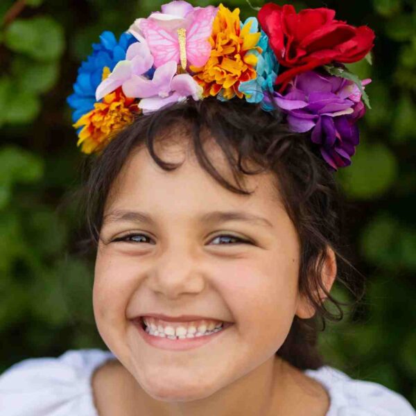 Robe avec coiffe Frieda Kahlo 5-6 ans – Image 3