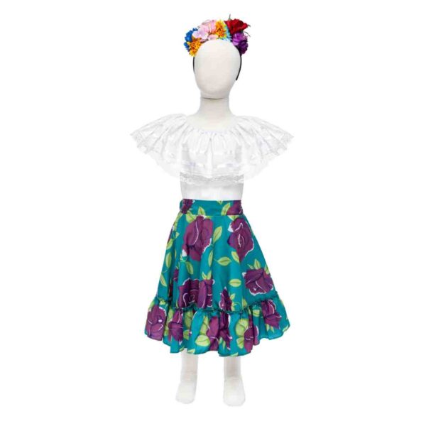 Robe avec coiffe Frieda Kahlo 5-6 ans – Image 2