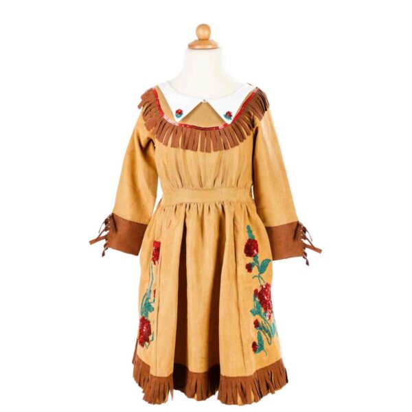 Robe de cow girl en daim 5-6 ans – Image 2