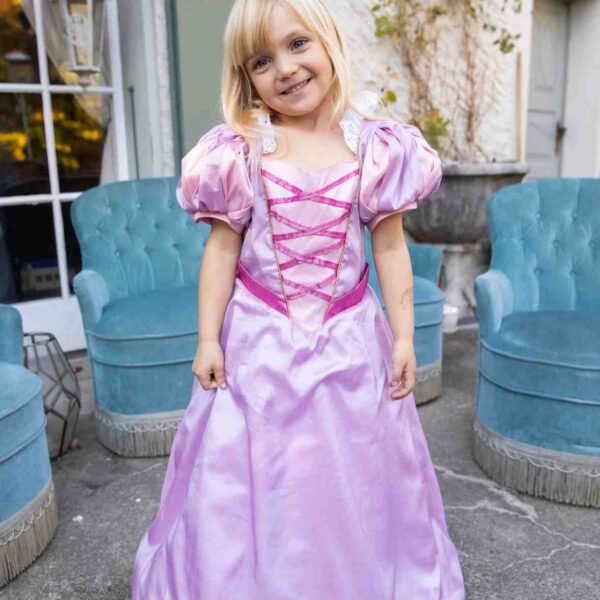 Robe de princesse Raiponce avec cerceau