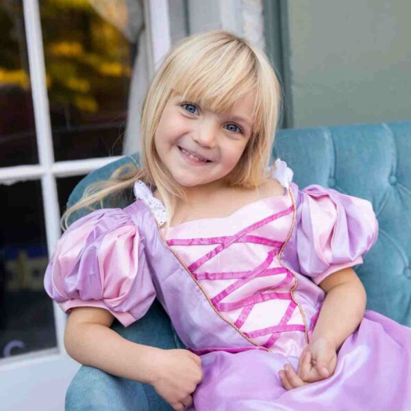Robe de princesse Raiponce avec cerceau – Image 3