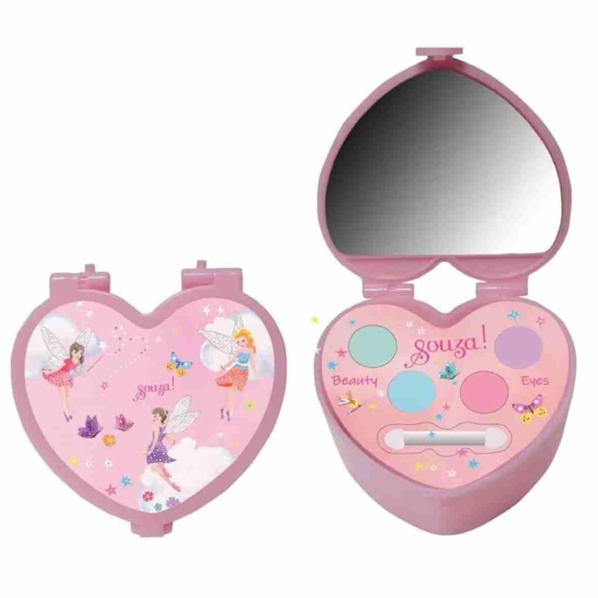 Set de maquillage en boîte coeur