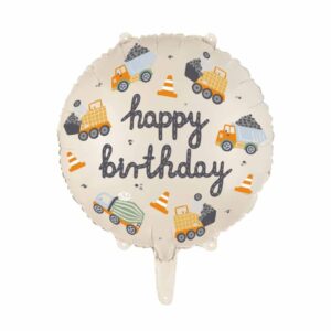 Ballon géant happy birthday chantier