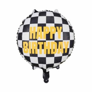 Ballon drapeau thème course