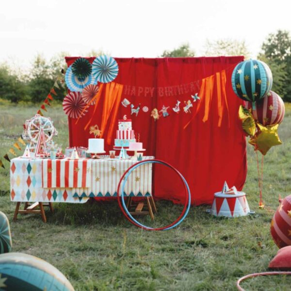 Bannière Happy Birthday Cirque – Image 3
