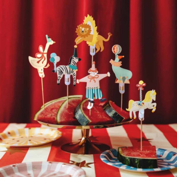 Cupcake toppers Cirque – Image 2