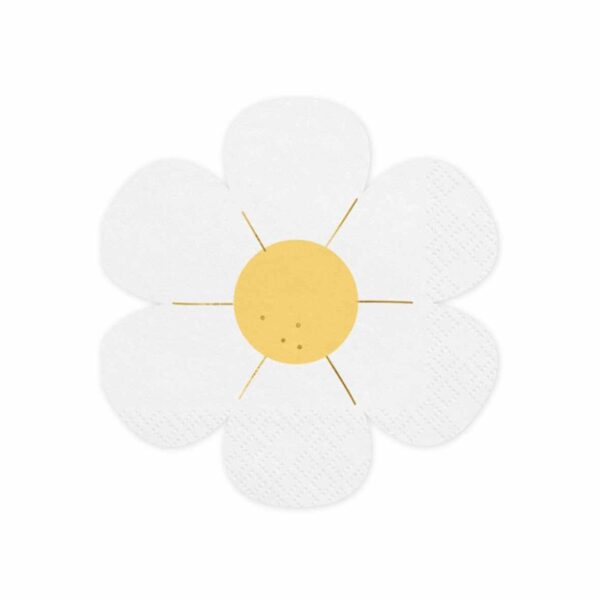 Serviettes marguerites